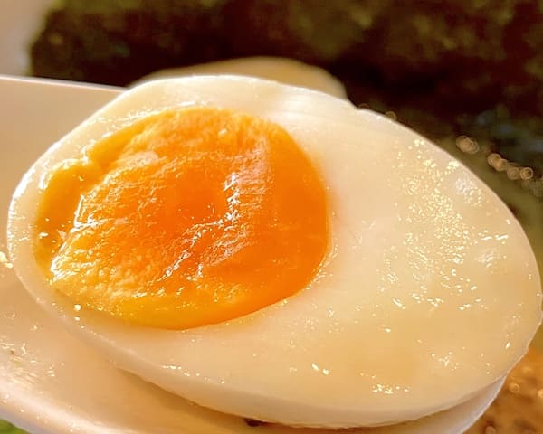 麺屋くまがいの味卵の画像